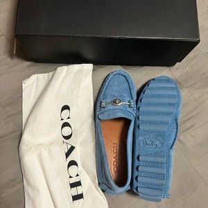 Brand new pair of beautiful blue flats